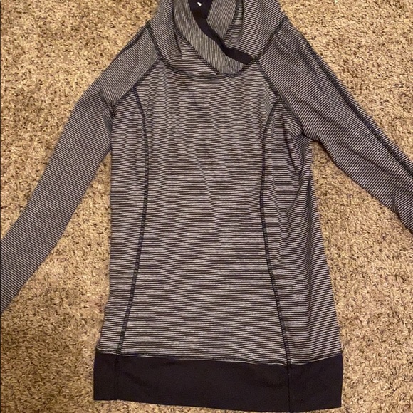 Lululemon Stripe Hoodie Shirt - Picture 1 of 3